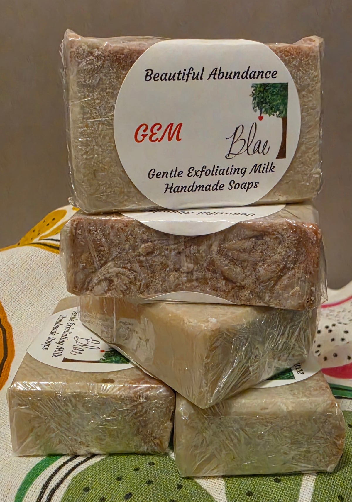 GEM Exfoliating Milk - Beautiful Abundance Handcrafted Blae Soap