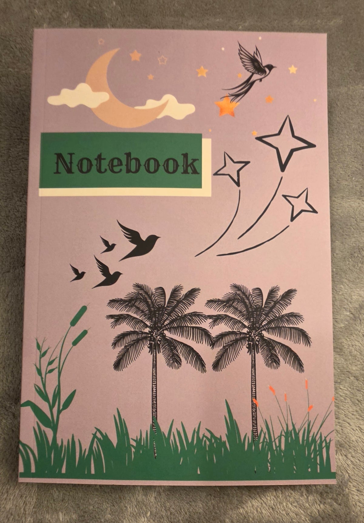 Blae Luv's Night, Moon & Stars Notebook