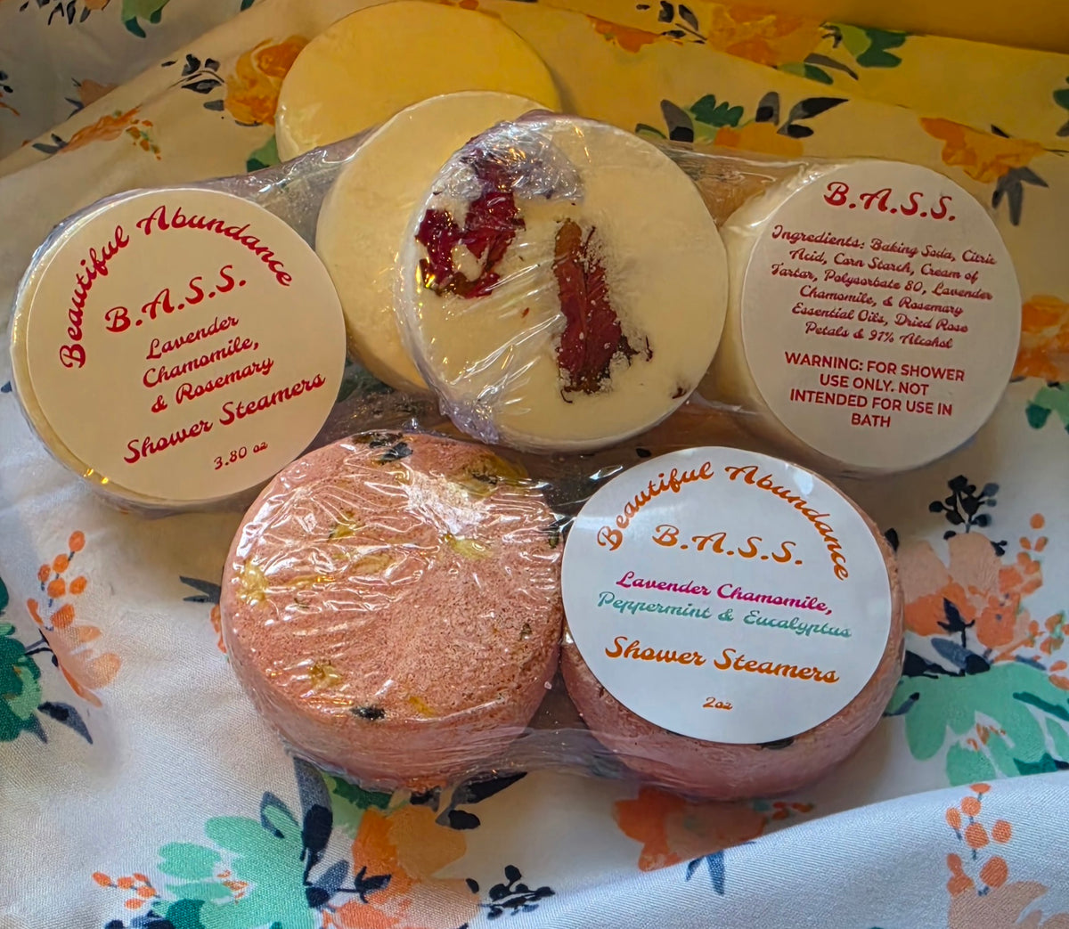 B.A.S.S. - Beautiful Abundance Shower Steamers
